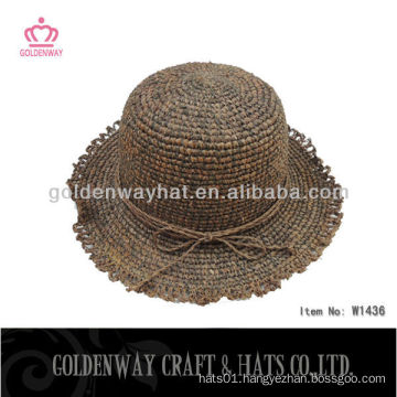 natural straw boater hat for ladies